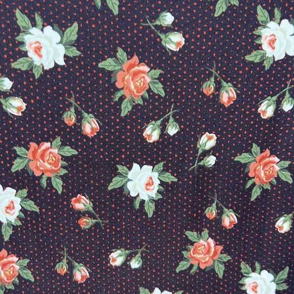 LuLaRoe Ana Dress Brown Rose NWT Sizes M and S - Picture 2 of 7